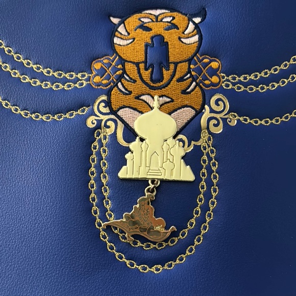 NEW Disney Aladin Loungefly Backpack with Gold Accents